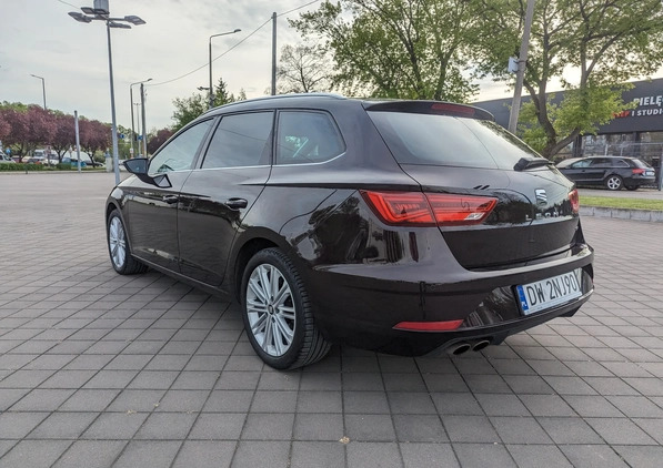 Seat Leon cena 59900 przebieg: 139000, rok produkcji 2017 z Wrocław małe 121